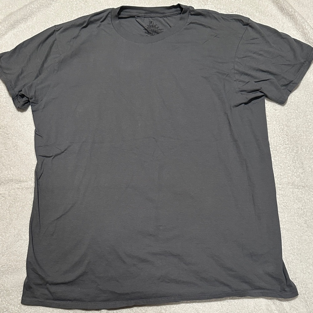 [g] George Men’s Short Sleeve 100% Cotton Gray T-Shirt Size XL
